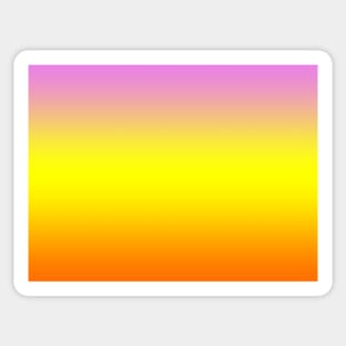 Summer pink yellow orange tropical Sticker